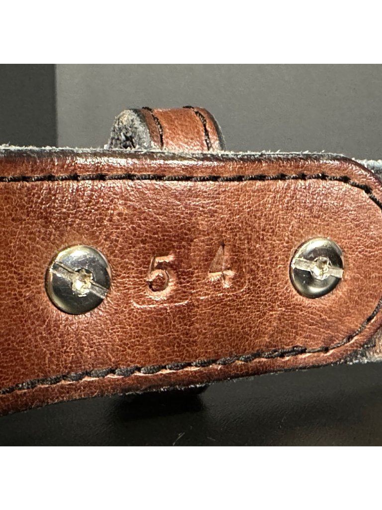 Hanks Belts The Gunner Belt Brown Leather Heavy Duty Ccw Mens 54 Made In Usa — image 4 of 7